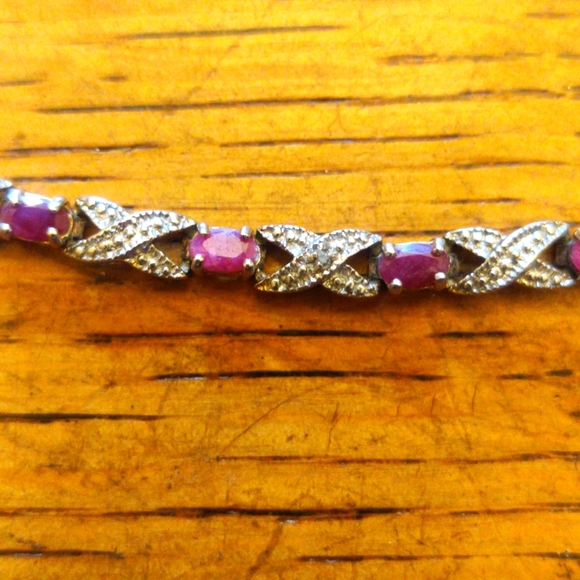 DBJ Dee Berkley Jewelry Ruby tennis bracelet - Picture 8 of 8